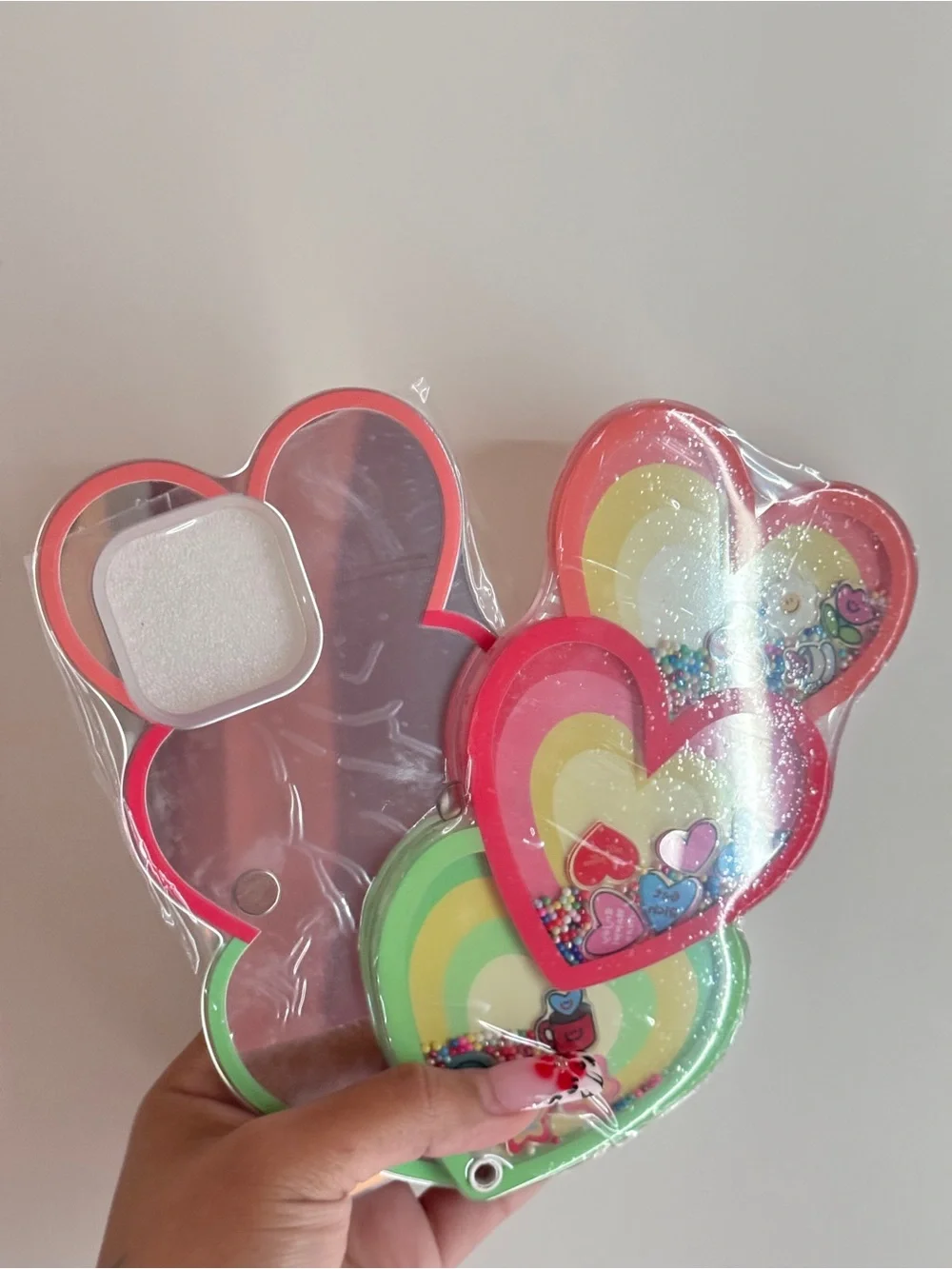 Rainbow Heart shape iPhone 14 Pro